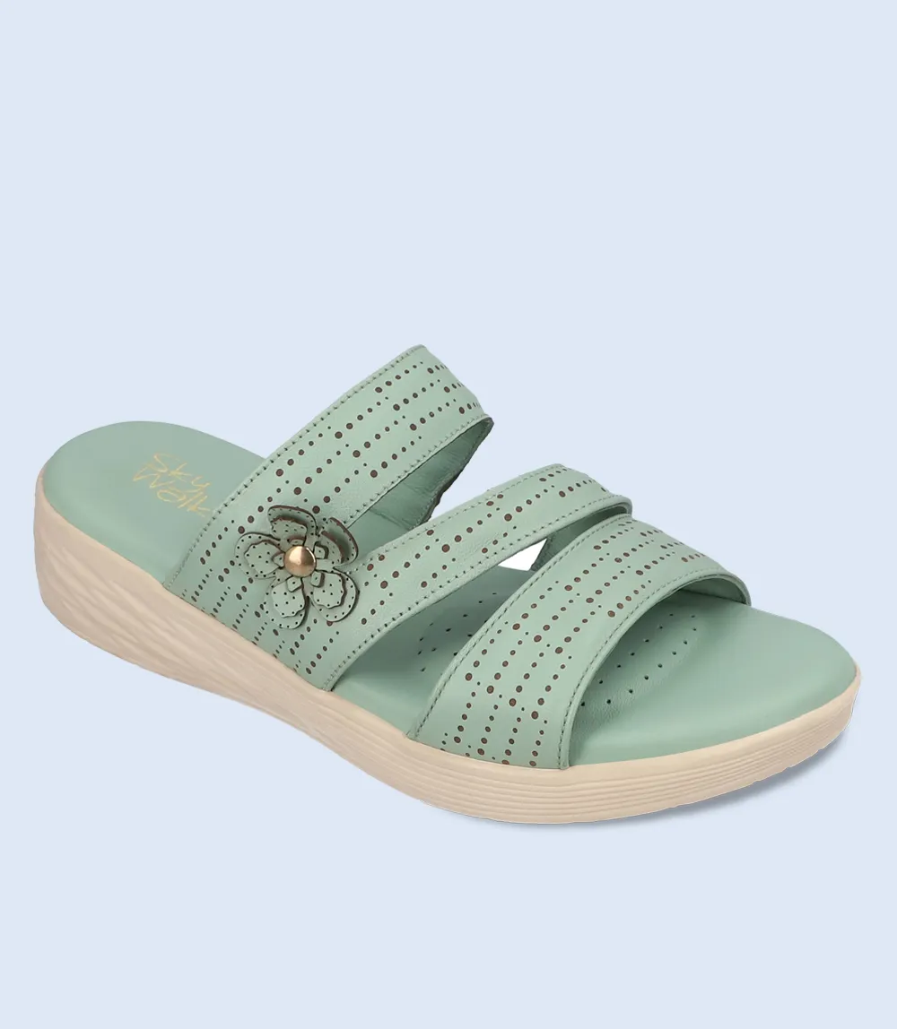 BW7659-MINT-Women Comfort Slipper