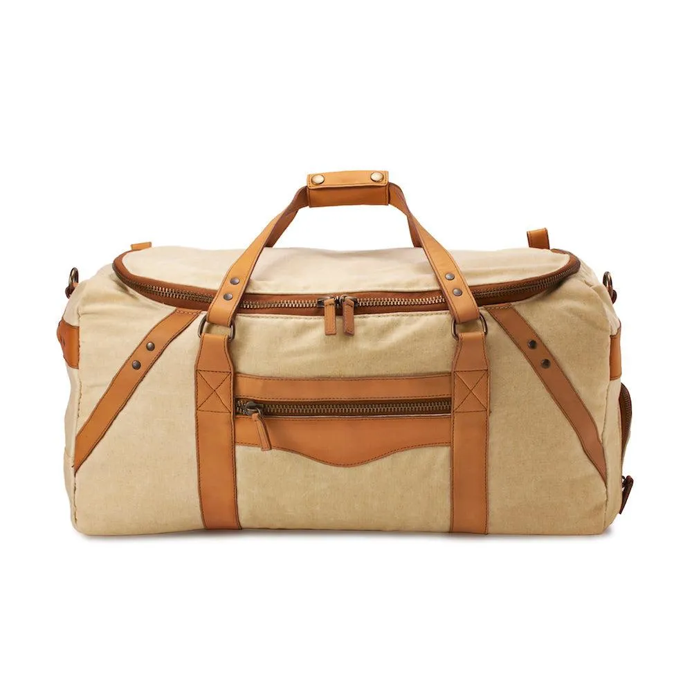 Campaign Waxed Canvas Large Duffle Bag