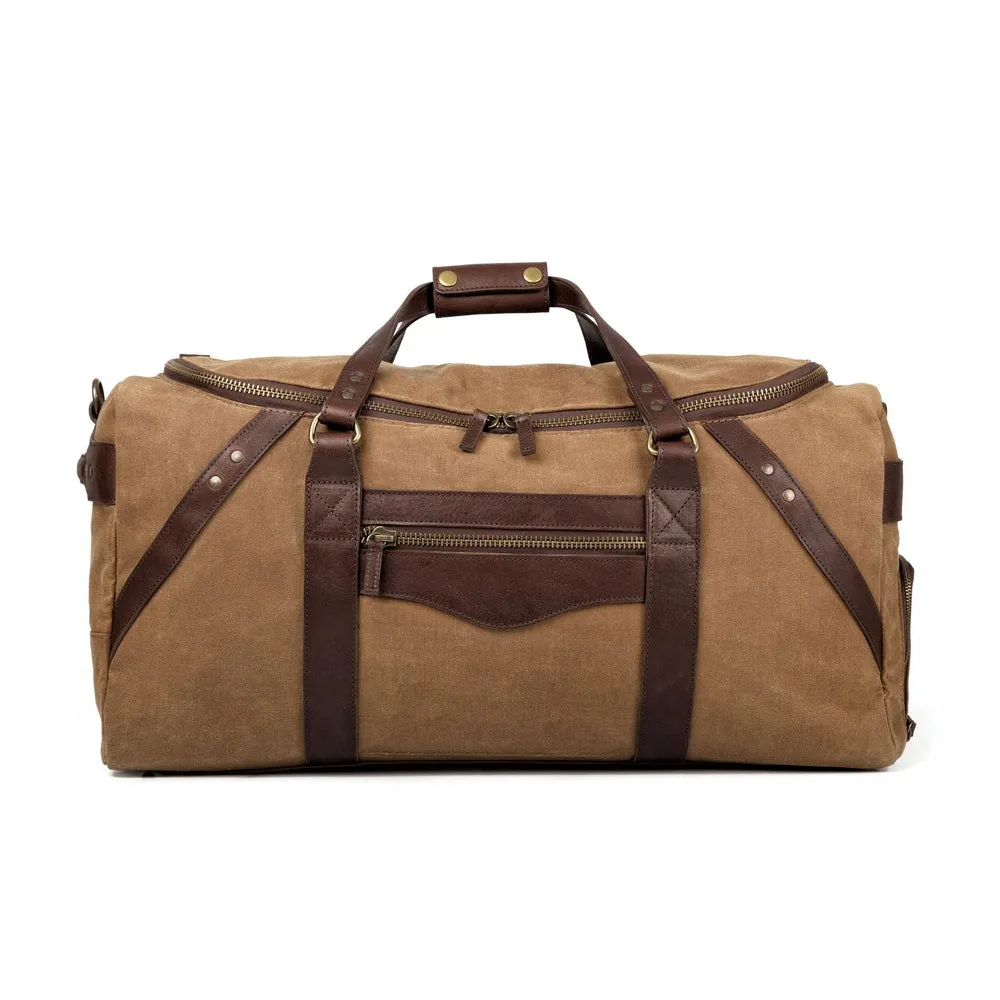 Campaign Waxed Canvas Large Duffle Bag