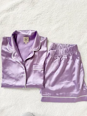 Champagne Purple Pajama Set