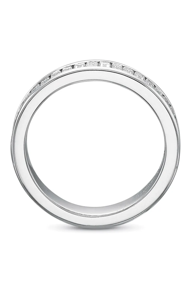 Channel Set 1.00 Baguette Diamond Band Platinum