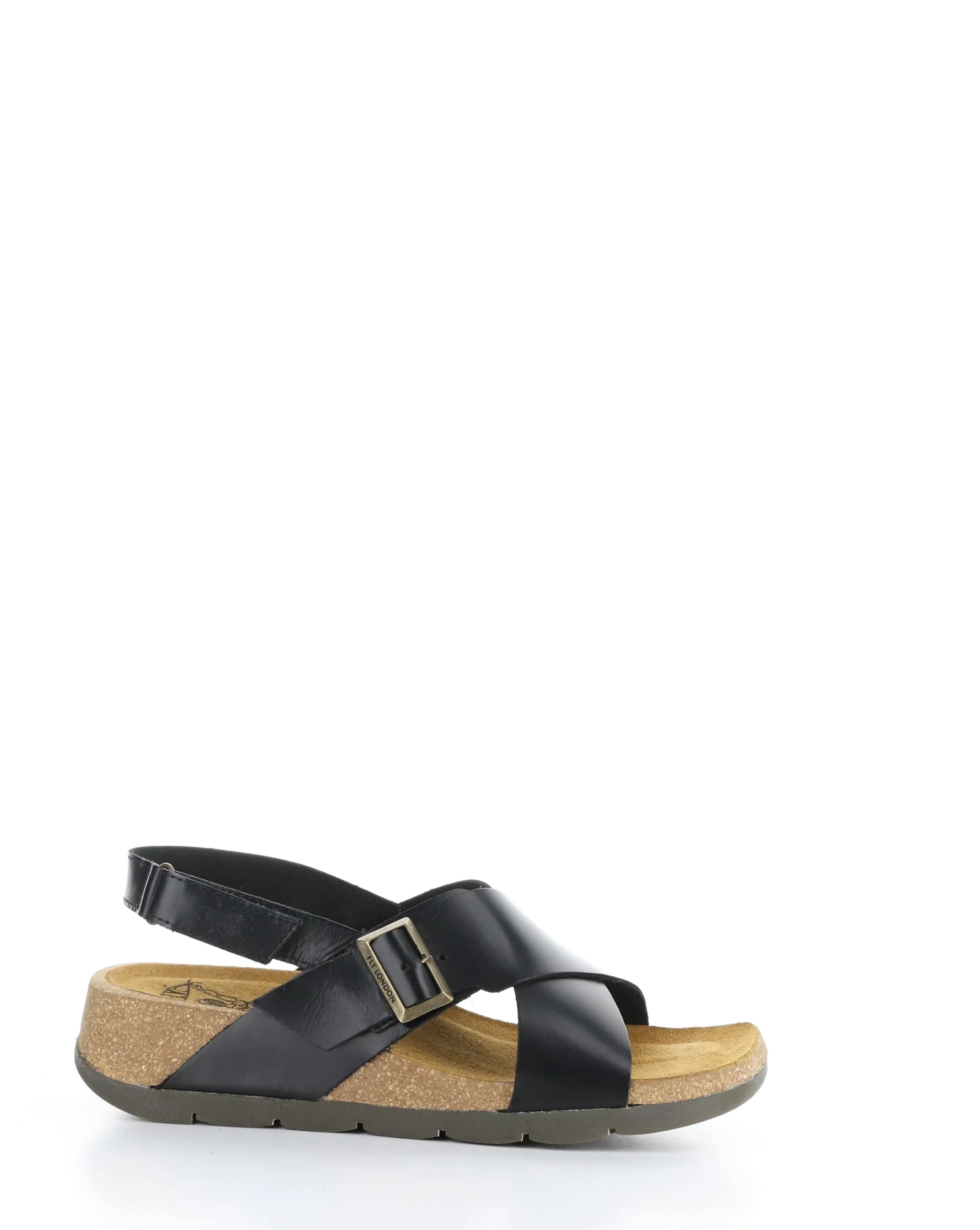 CHLO852FLY 000 BLACK Velcro Sandals