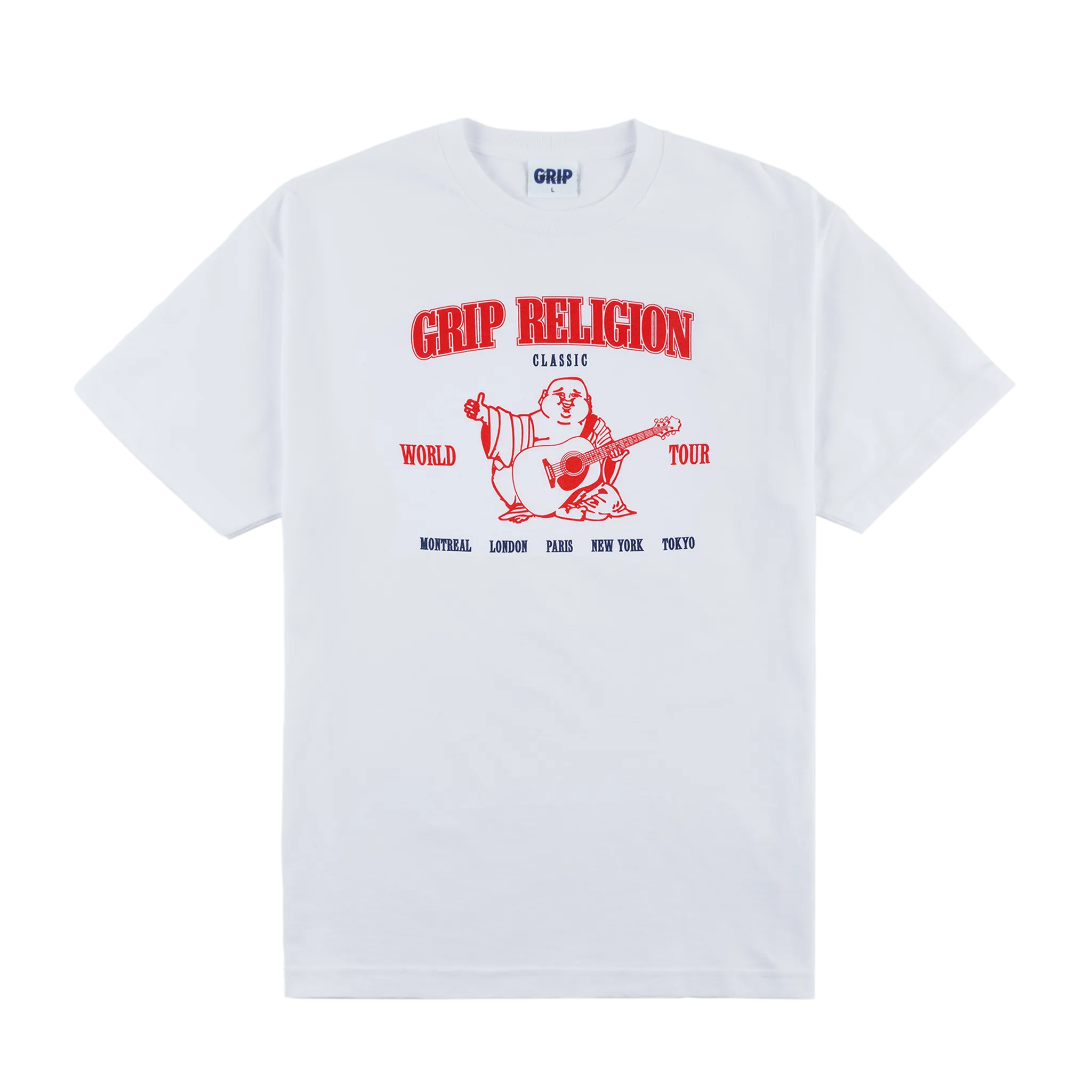 Classic Grip Grip Religion Tee White