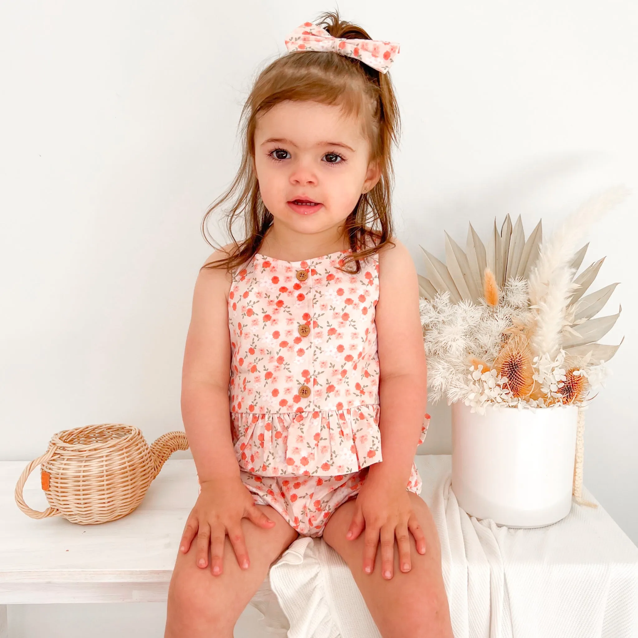 Coco Button Top & Shorts Set - Pippa