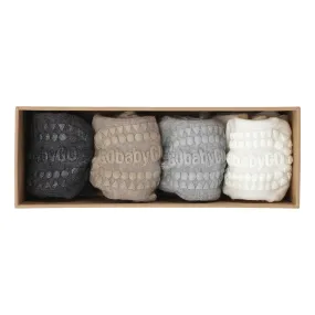 Combo Box 4-pack Bamboo white