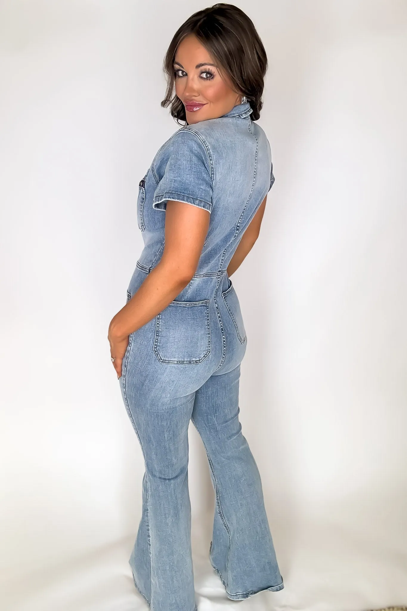 Concert Ready Denim jumpsuit