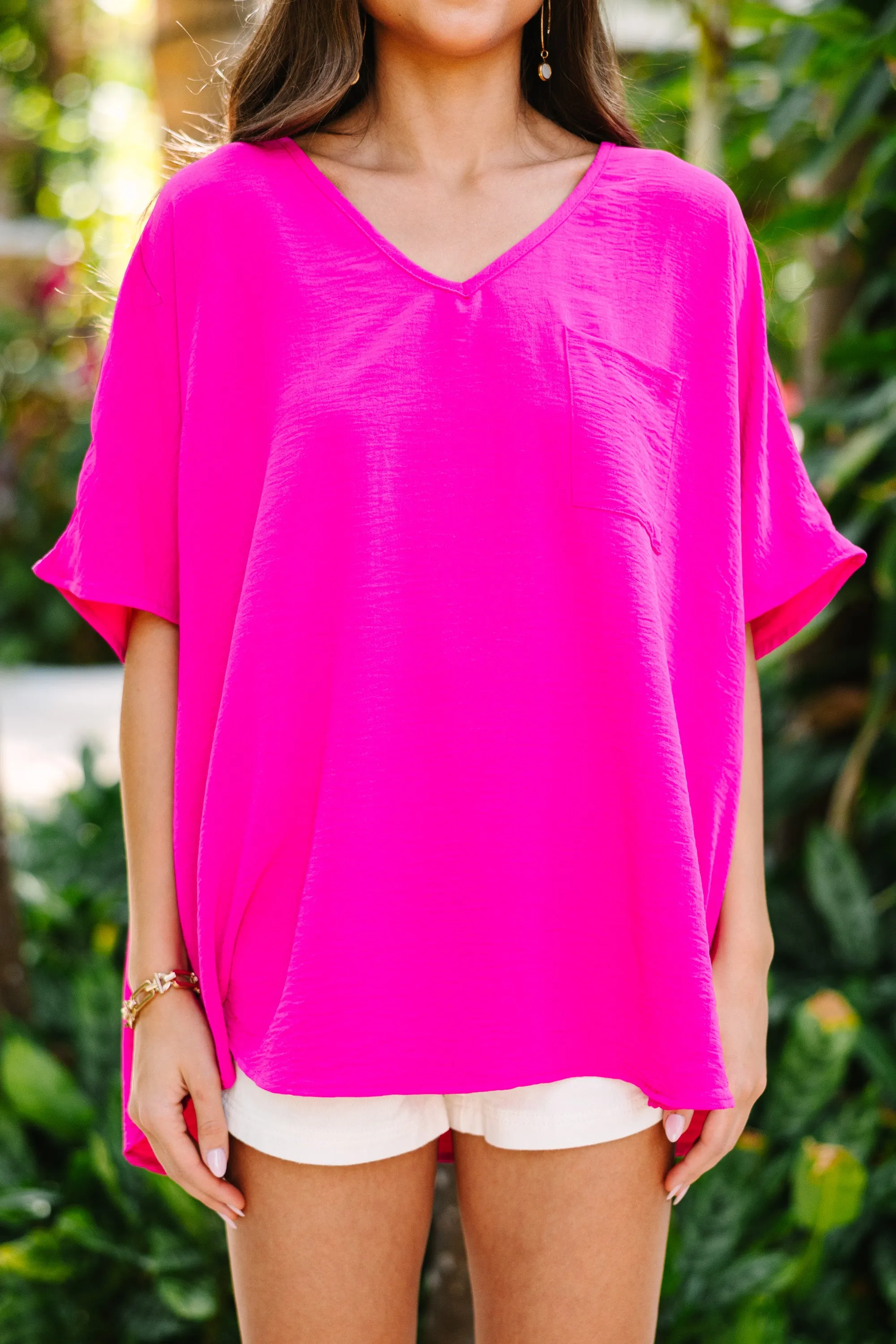 Couldn't Be Better Fuchsia Pink Top