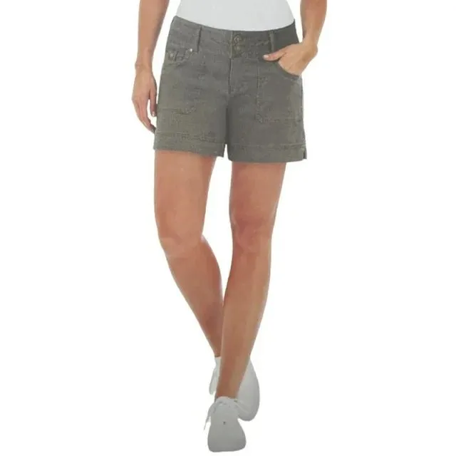 Dakota Blue Women's Mid Rise Soft Stretch Shorts