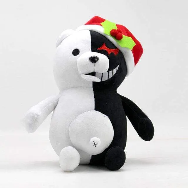 Dangan Ronpa Super Danganronpa 2 Monokuma Black & White Bear Plush Toy Soft Stuffed Animal Dolls Birthday Gift for Children