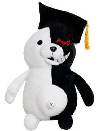 Dangan Ronpa Super Danganronpa 2 Monokuma Black & White Bear Plush Toy Soft Stuffed Animal Dolls Birthday Gift for Children