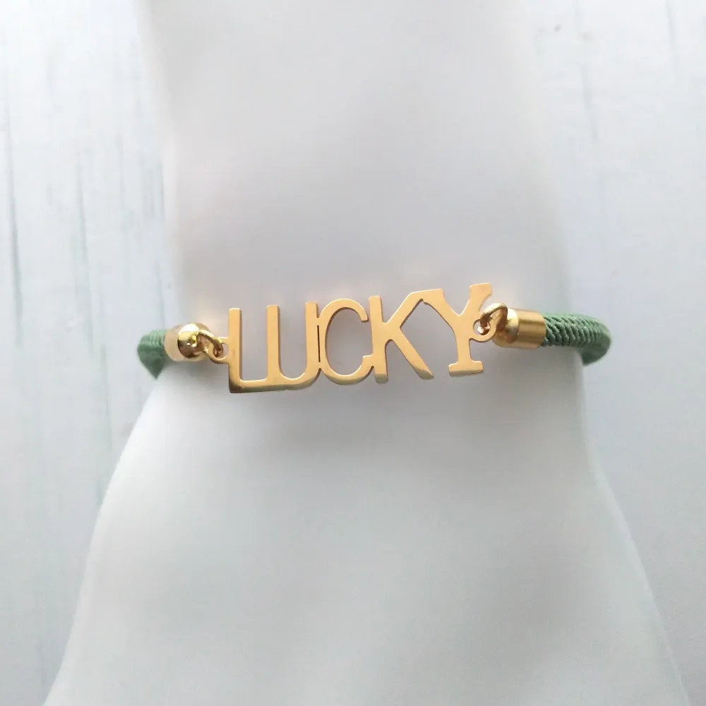 Dani Lucky Corded Slider Bracelet