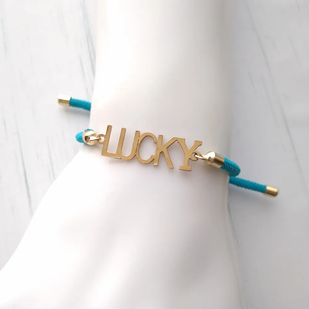 Dani Lucky Corded Slider Bracelet