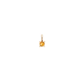 Element Charm | 14k Gold & Citrine