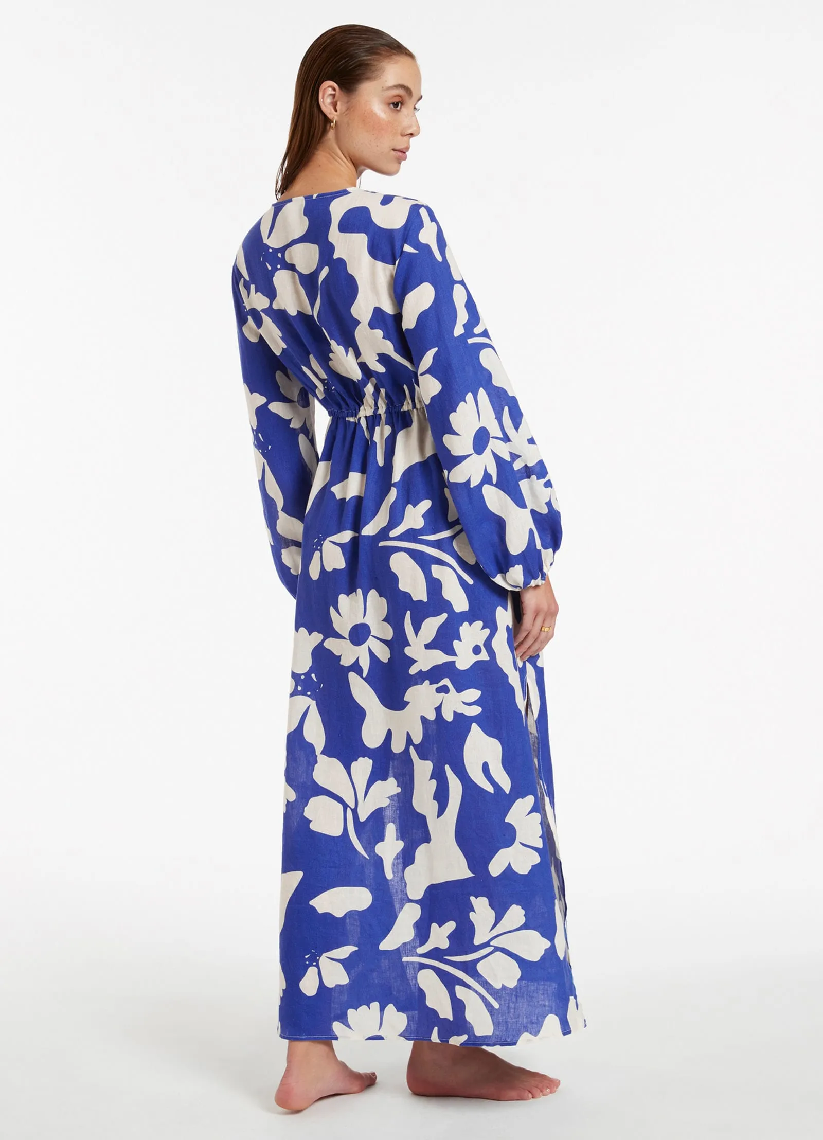 Emporio Tie Maxi Kaftan - Sapphire