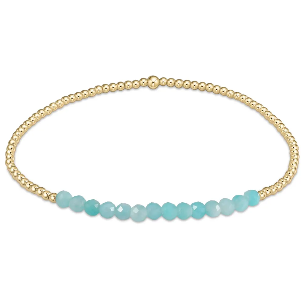 ENewton 2mm Gold Amazonite  Bliss Bracelet