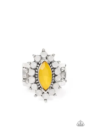 Everlasting Eden Yellow Gem Ring - Paparazzi Accessories