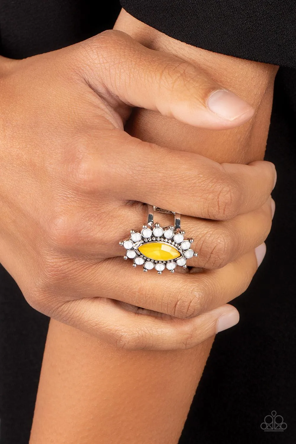 Everlasting Eden Yellow Gem Ring - Paparazzi Accessories