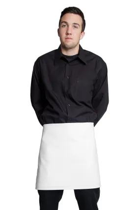 Fiumara Apparel White 4-Way Half Bistro Waist Apron 16 L X 28 W