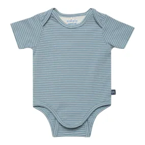 forget me not egret stripe cloudstretch™ magnetic bodysuit