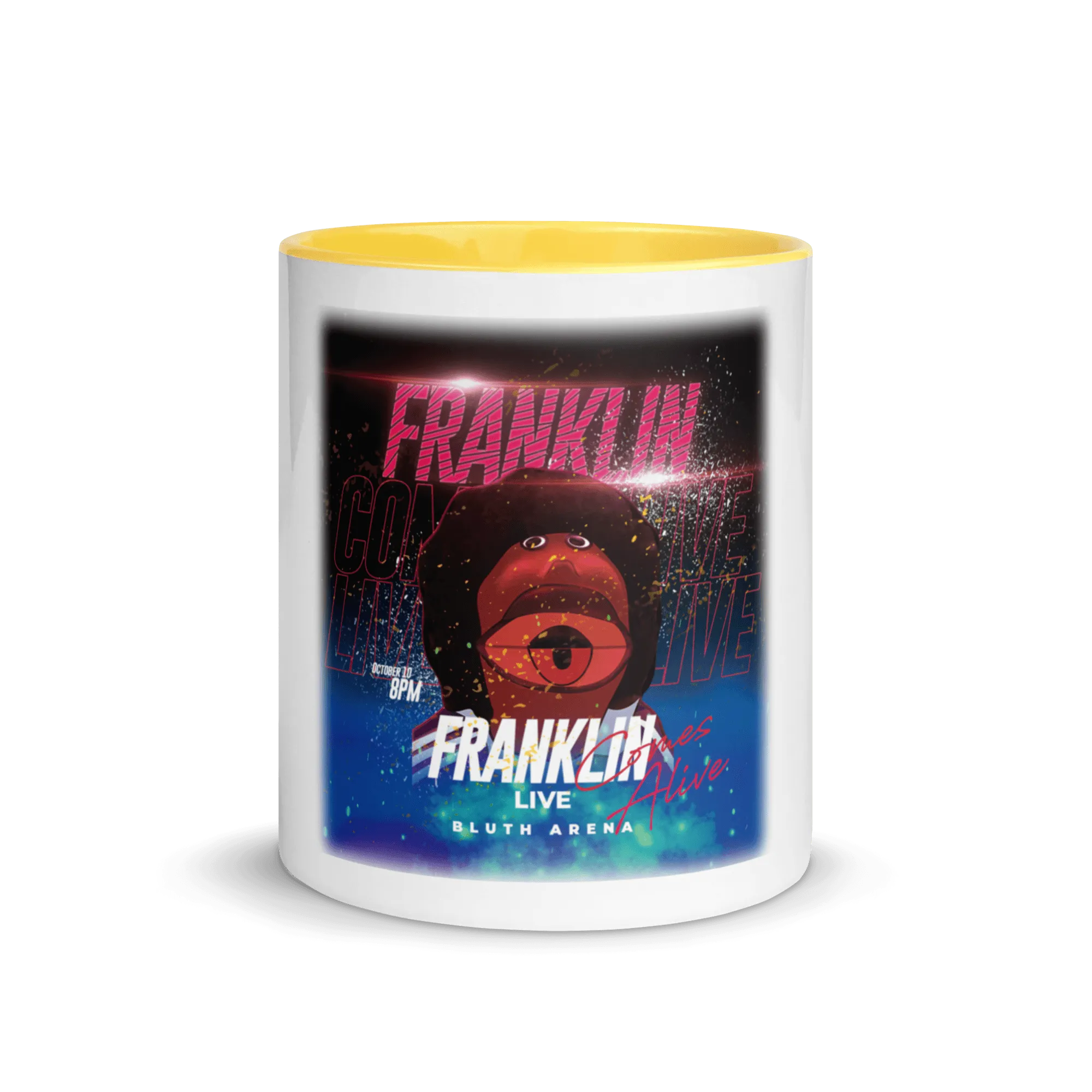 Franklin Comes Alive Live Mug with Color Inside