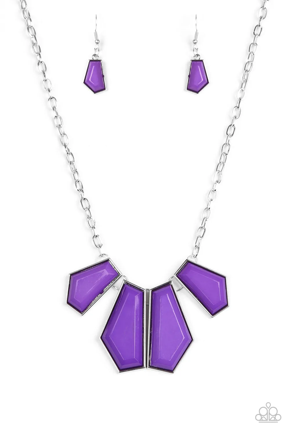 Get Up and GEO Purple-Necklace