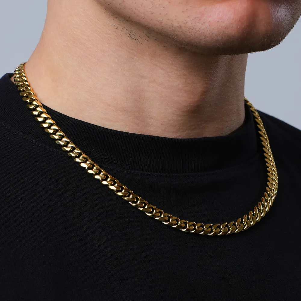 Gold Cuban Chain & Bracelet (8MM)