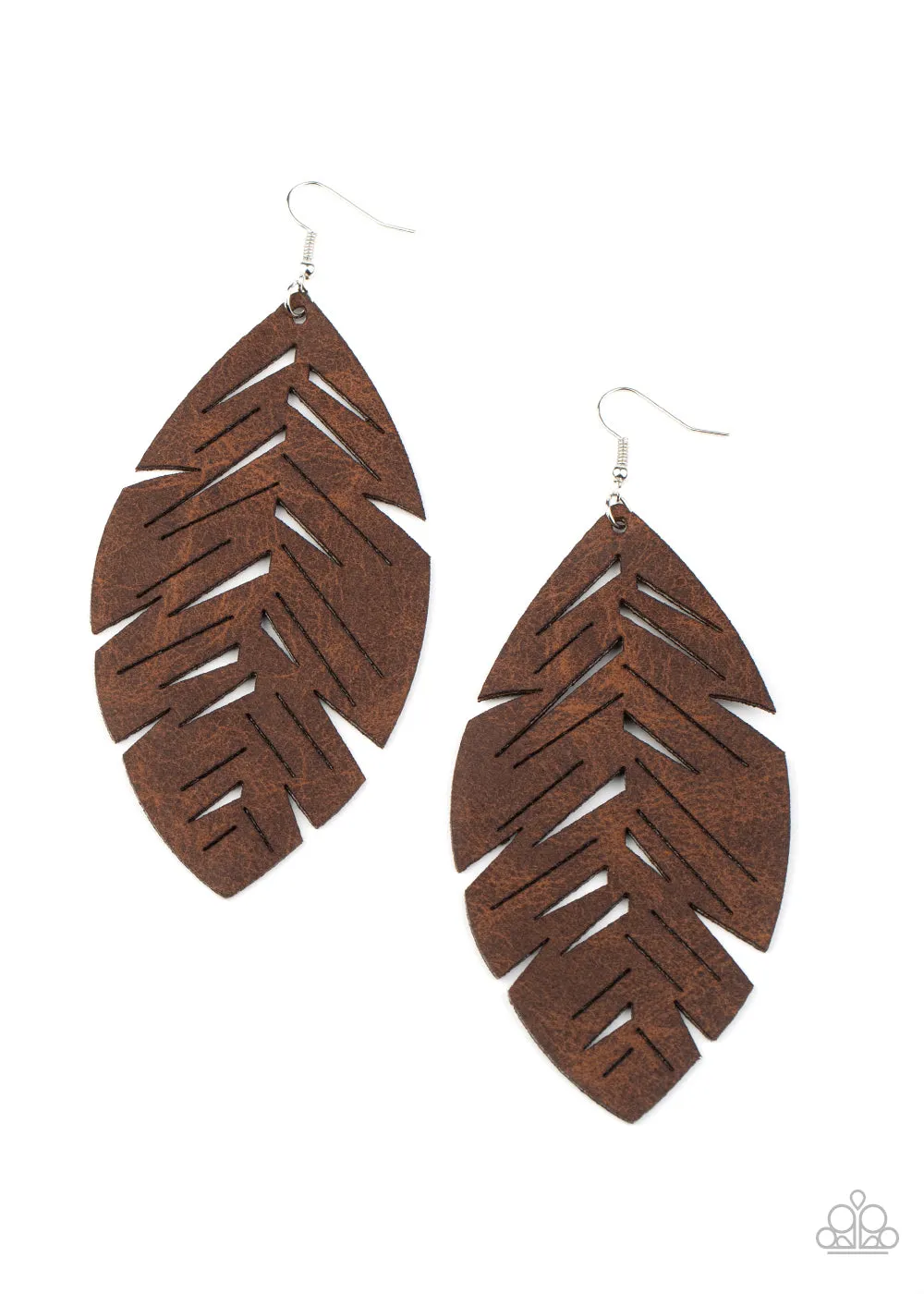 I Want To Fly Brown-Earrings