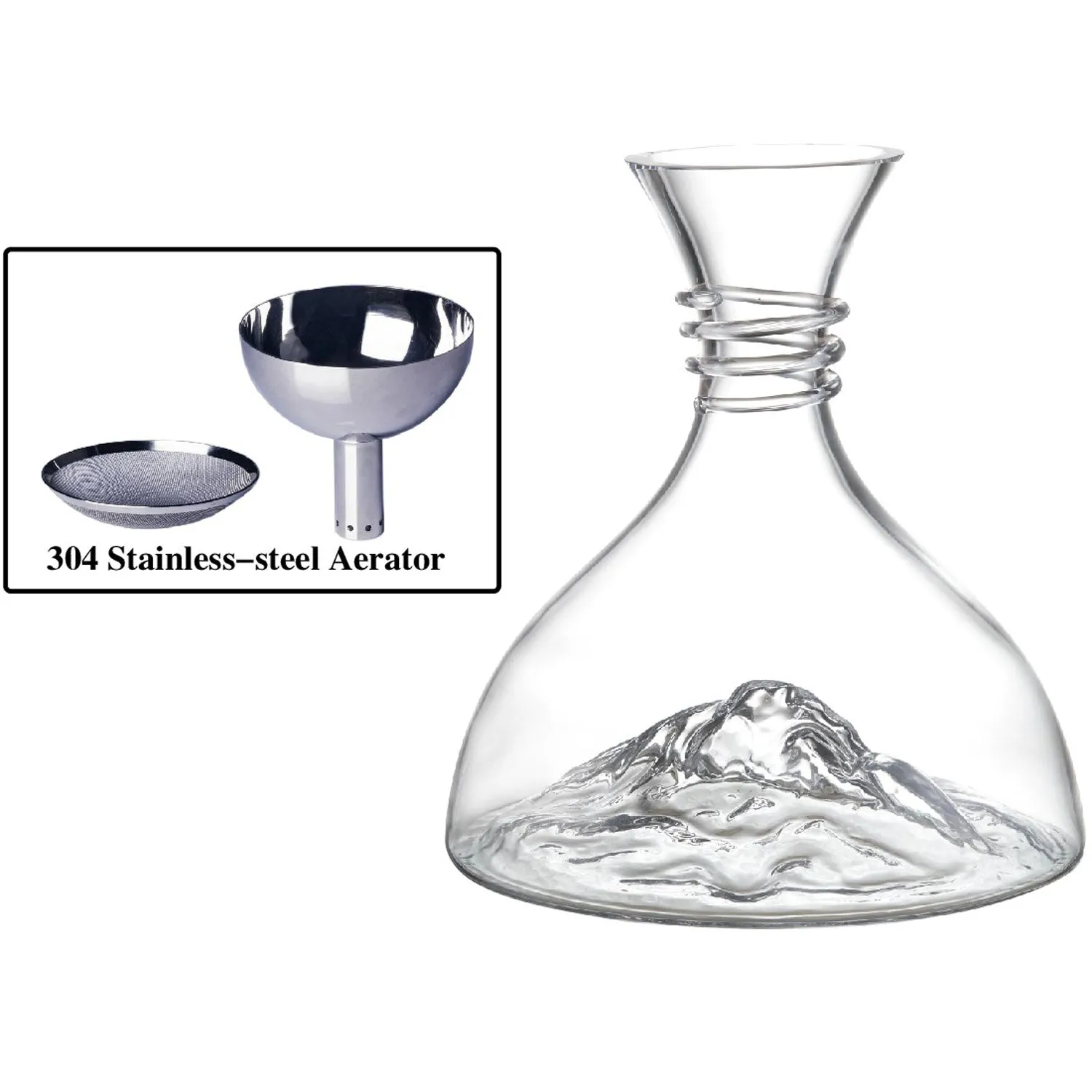 Iceberg Decanter with Aerator