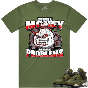 Jordan 4 Craft Olive 4s Shirt to Match - RED MORE PROBLEMS