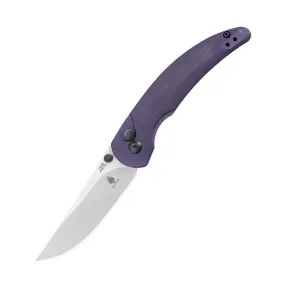 Kizer Chili Pepper Button Lock Purple G10 V3601C2 (3.03 Satin)