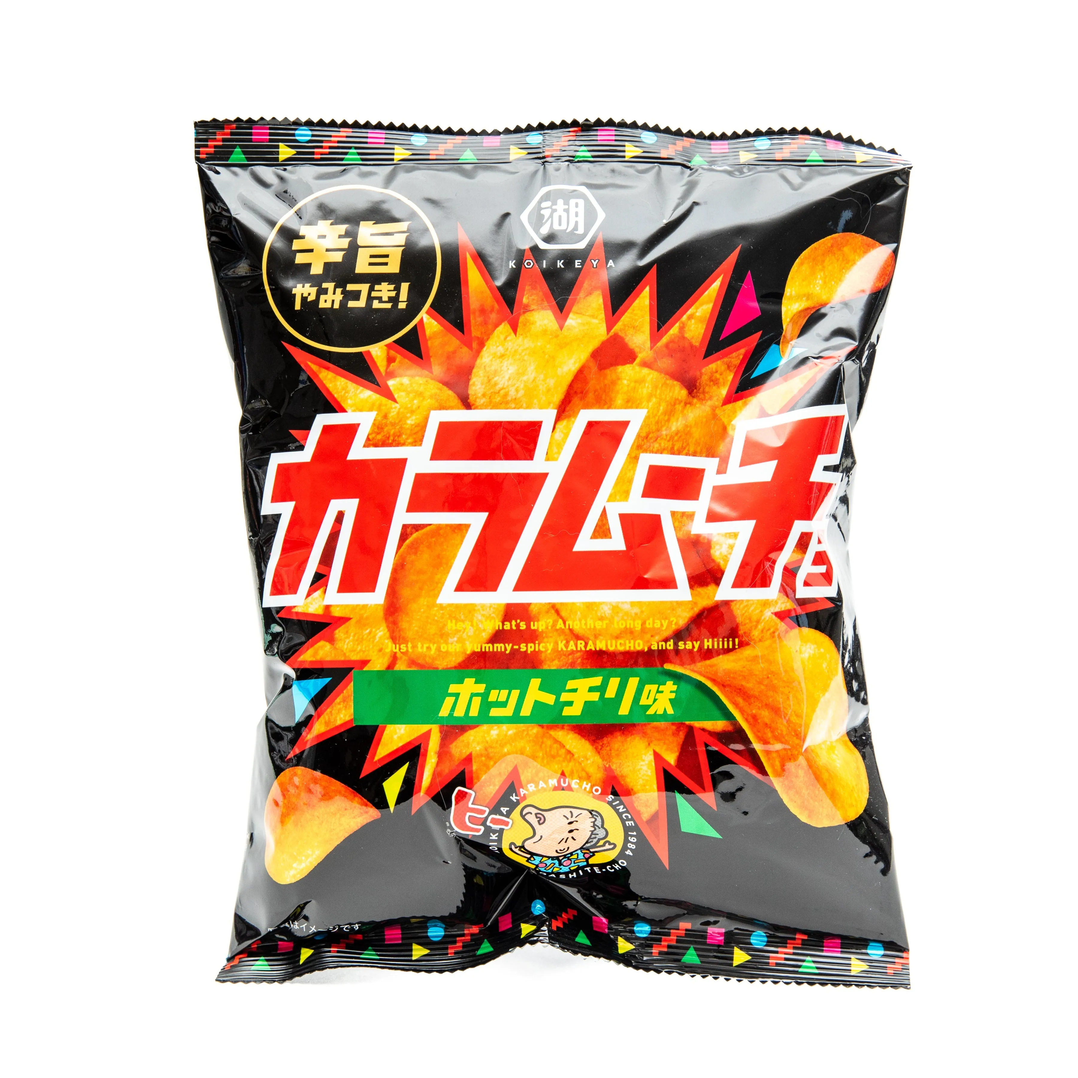 Koikeya Karamucho Hot Chili Potato Chips 55g