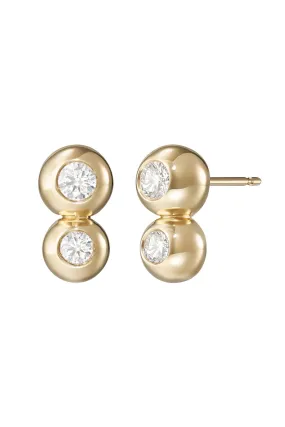 Large Audrey Double Stud Earrings