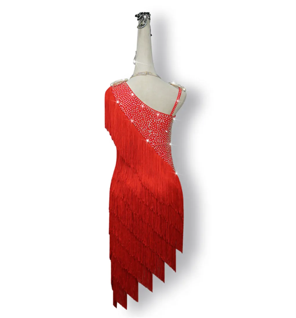 Latin Dance Dress | Custom - Made | QY09