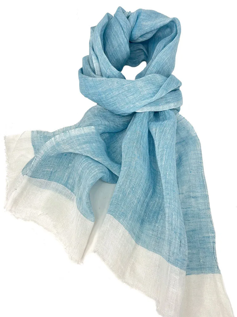 Linen Two Tone Scarf