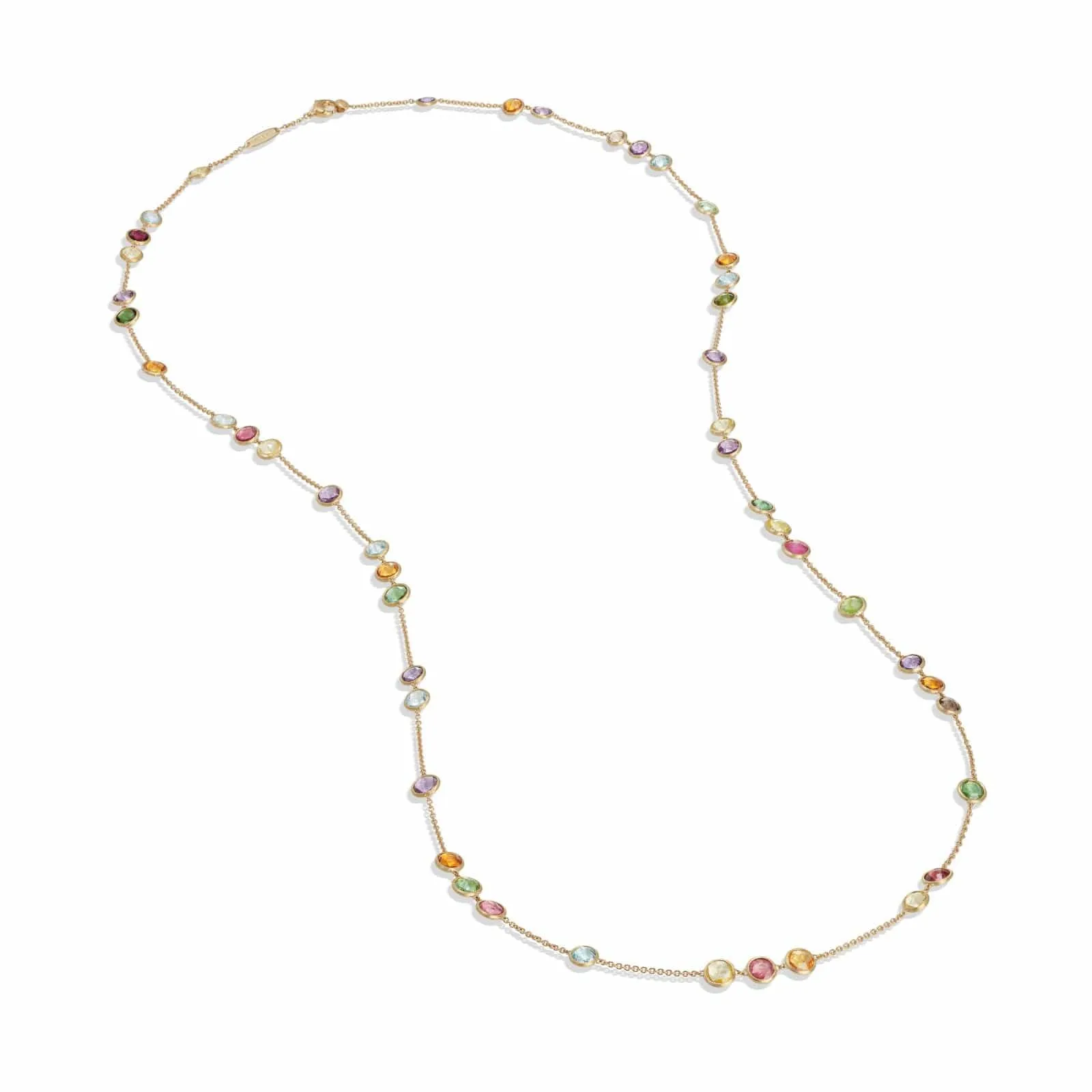 Marco Bicego Jaipur 18K Yellow Gold Multicolored Stone Necklace