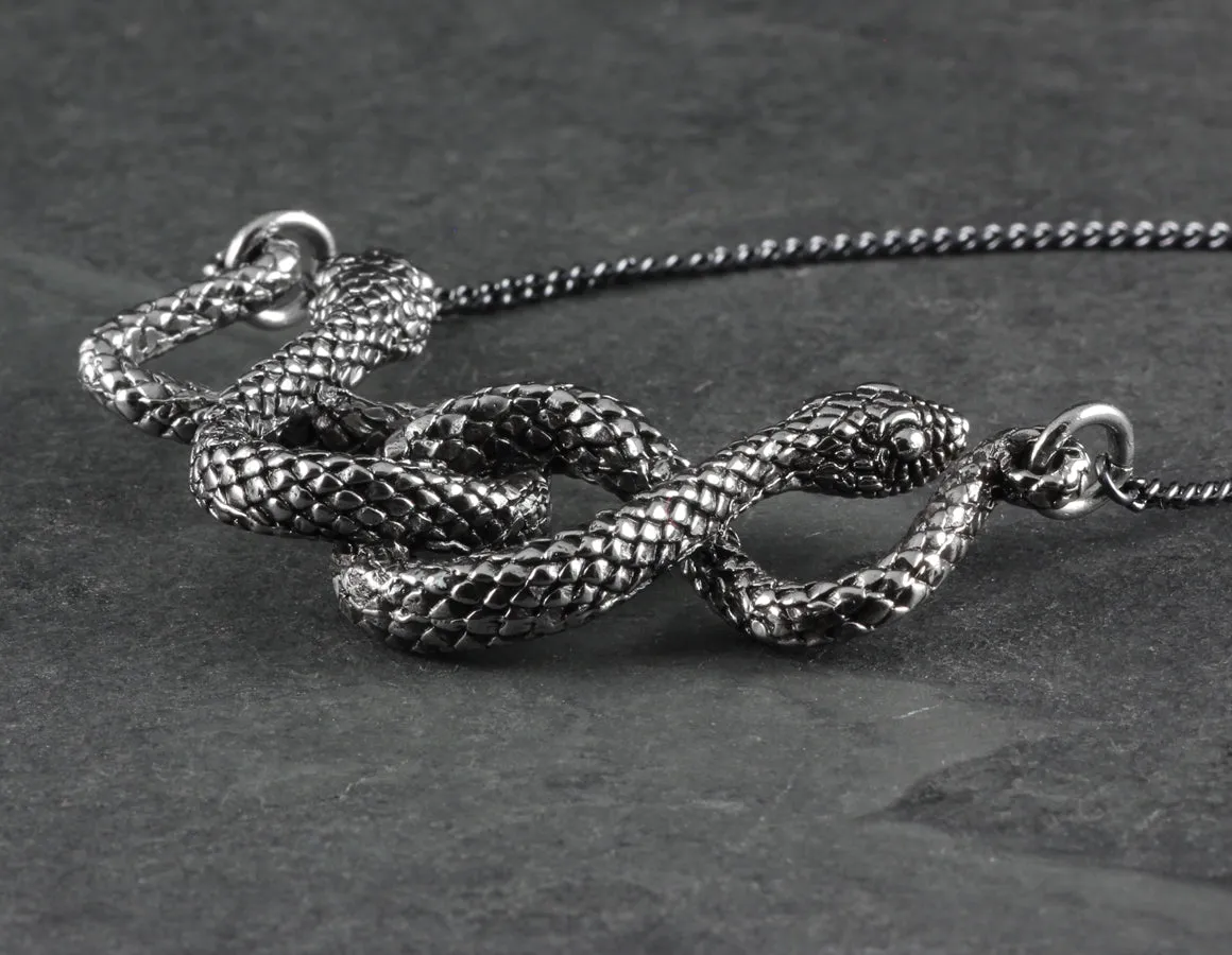 Medusa Necklace - Silver