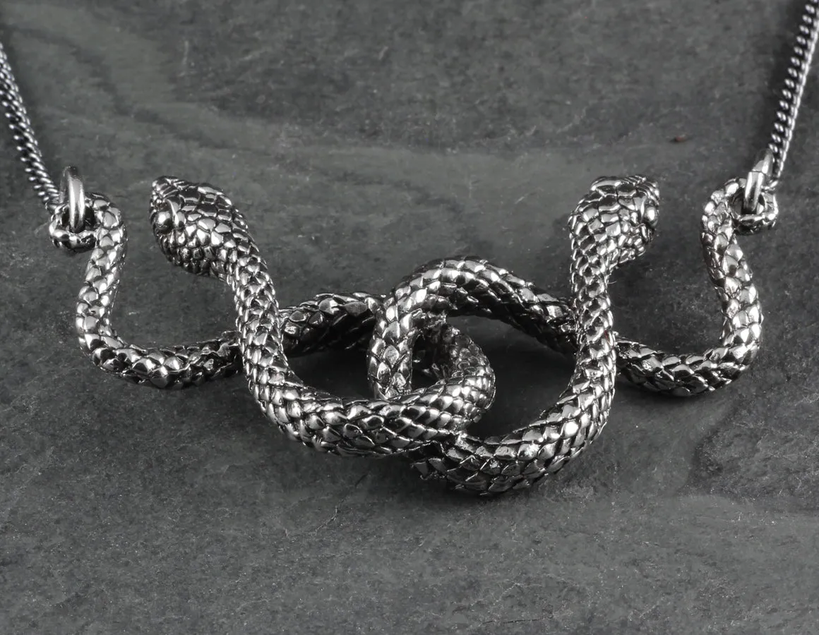 Medusa Necklace - Silver