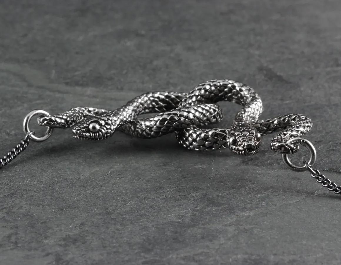 Medusa Necklace - Silver