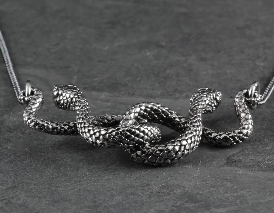 Medusa Necklace - Silver