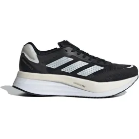 Men's Adidas Adizero Boston 10, Black/White/Gold, 10 D Medium