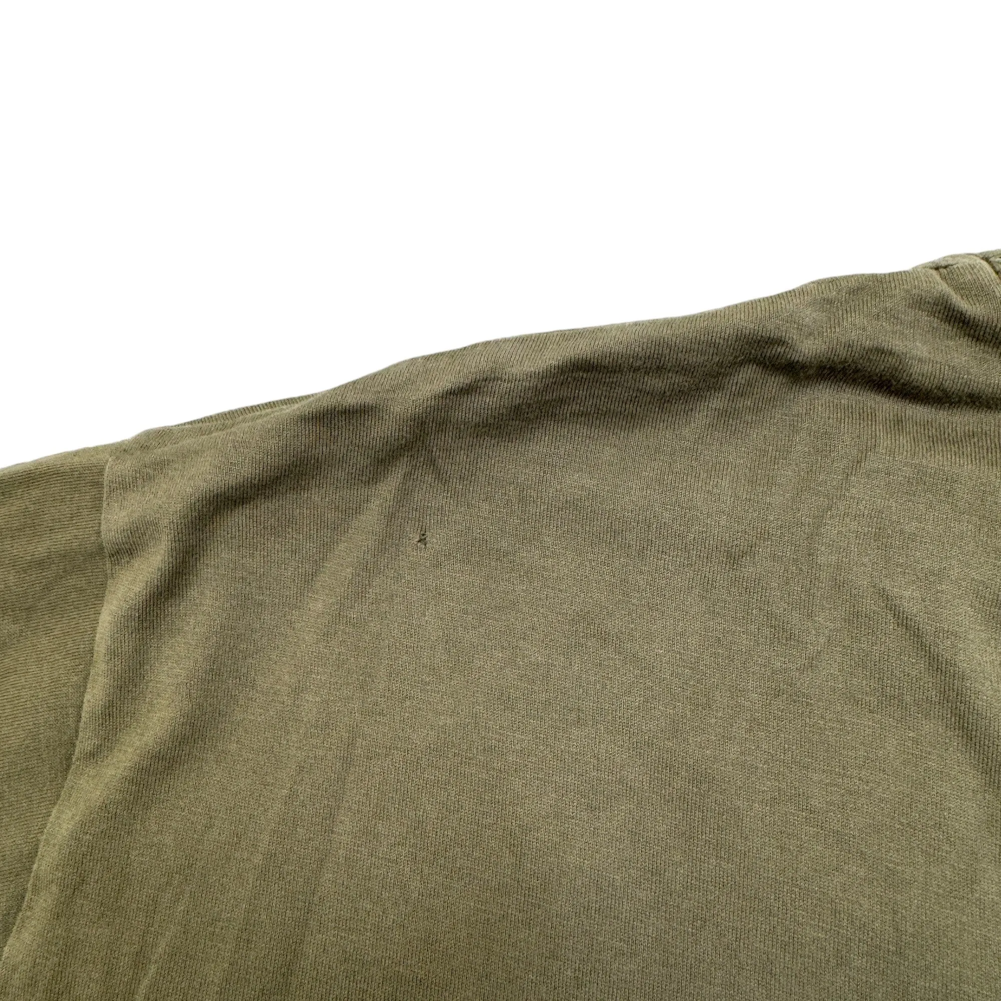 Men's Dog T-Shirt Khaki Size M