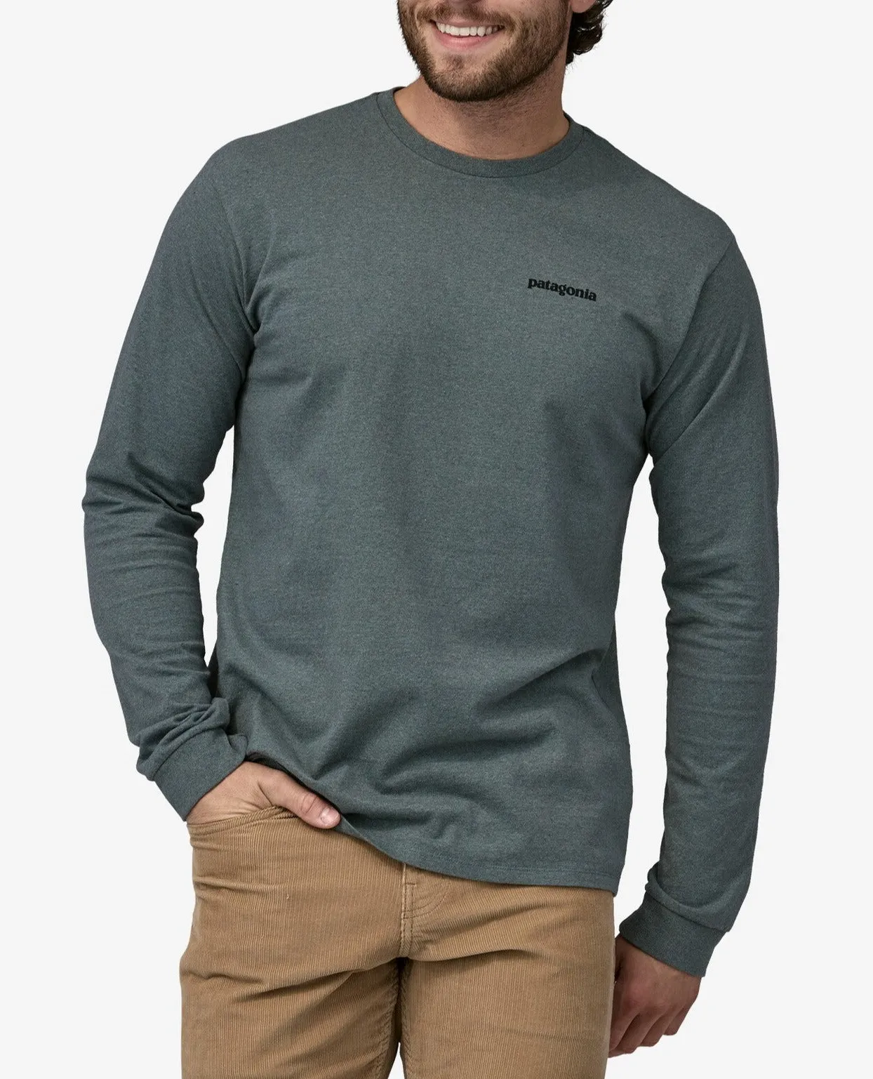 Men's Long-Sleeved P-6 Logo Responsibili-Tee