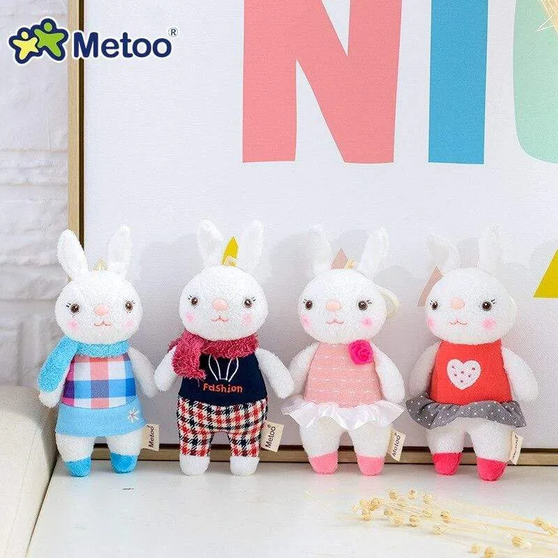 Metoo Doll Stuffed Toys For Girls Baby Mini Pendant Cute Plush Rabbit Soft Cartoon Animals For Kid Child Christmas Birthday Gift