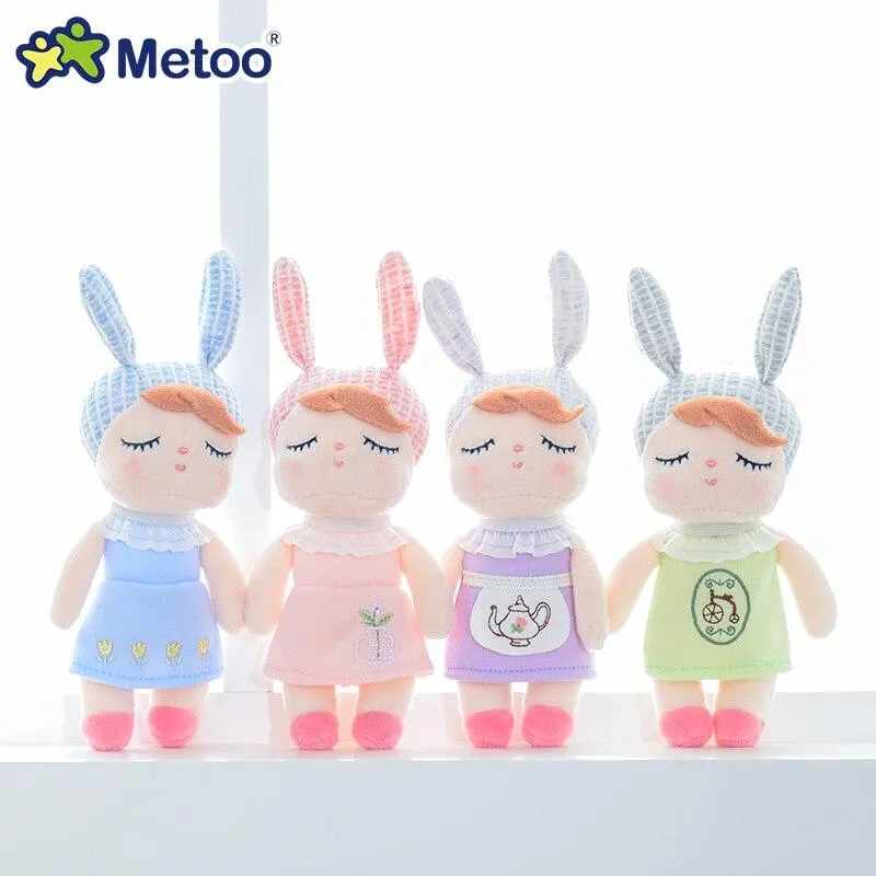 Metoo Doll Stuffed Toys For Girls Baby Mini Pendant Cute Plush Rabbit Soft Cartoon Animals For Kid Child Christmas Birthday Gift