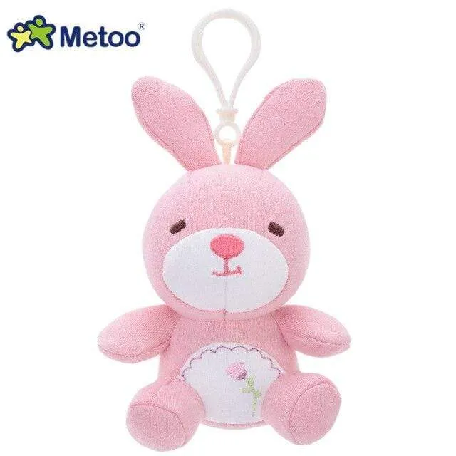 Metoo Doll Stuffed Toys For Girls Baby Mini Pendant Cute Plush Rabbit Soft Cartoon Animals For Kid Child Christmas Birthday Gift