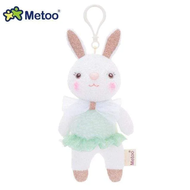 Metoo Doll Stuffed Toys For Girls Baby Mini Pendant Cute Plush Rabbit Soft Cartoon Animals For Kid Child Christmas Birthday Gift