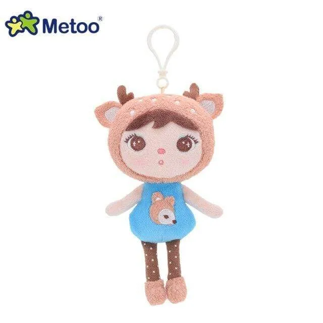 Metoo Doll Stuffed Toys For Girls Baby Mini Pendant Cute Plush Rabbit Soft Cartoon Animals For Kid Child Christmas Birthday Gift