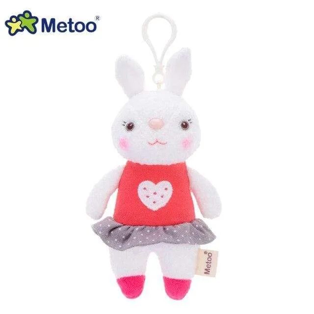 Metoo Doll Stuffed Toys For Girls Baby Mini Pendant Cute Plush Rabbit Soft Cartoon Animals For Kid Child Christmas Birthday Gift