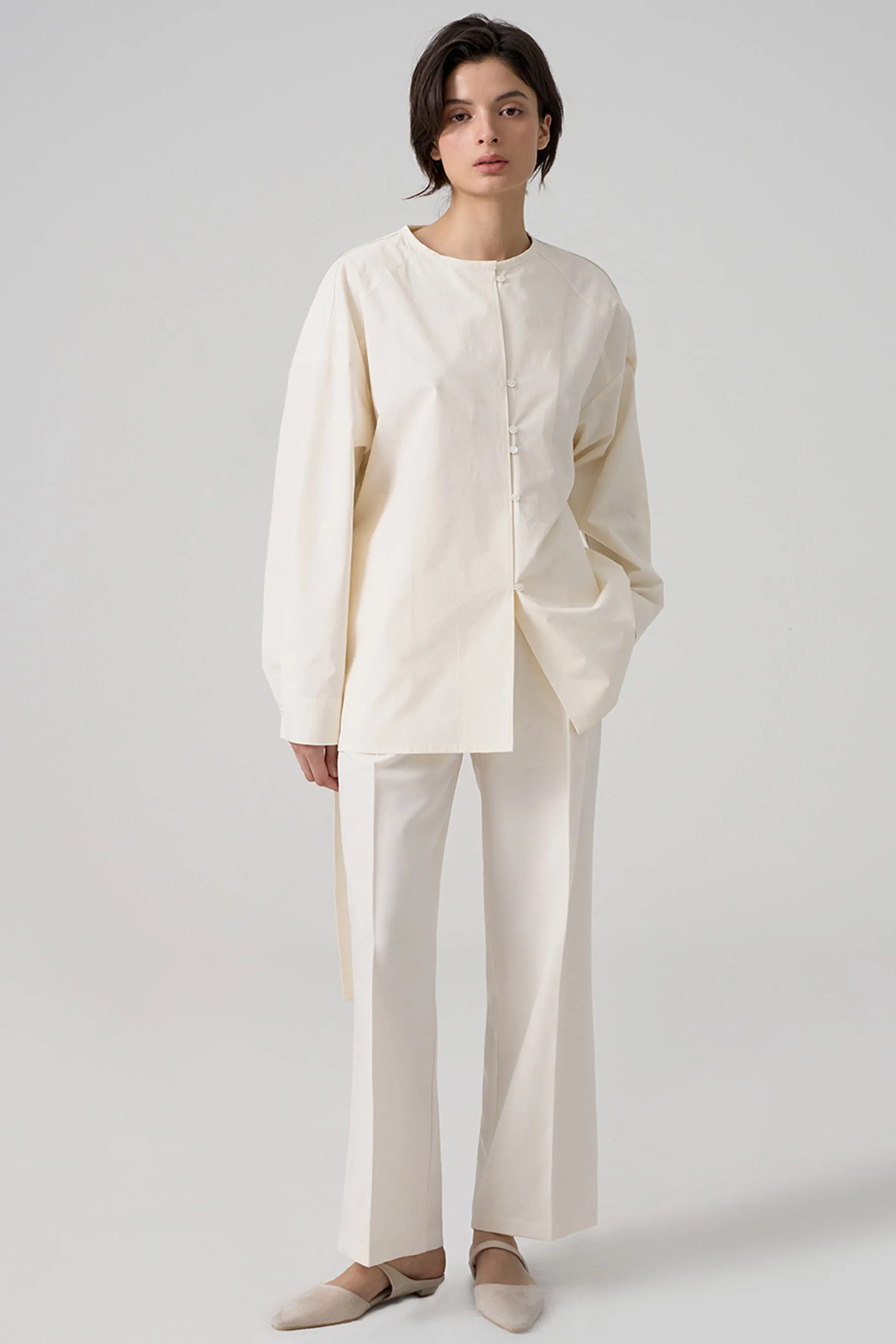 Mica Shirt, Ivory