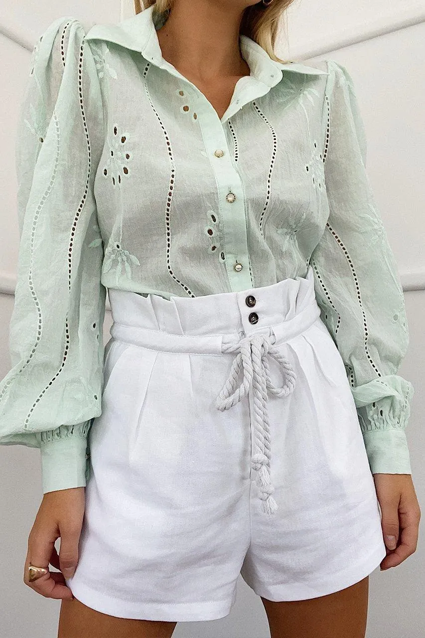 Mila Blouse - Mint